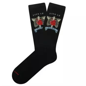 Носки Jimmy Lion Athletic Frida Corazon crew, черный