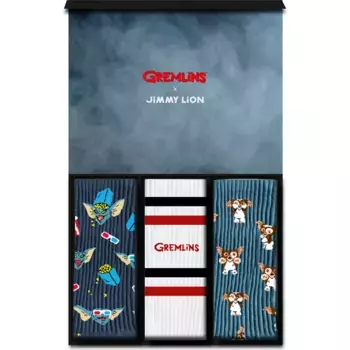 Носки Jimmy Lion Athletic Gremlins crew 3 pairs, синий