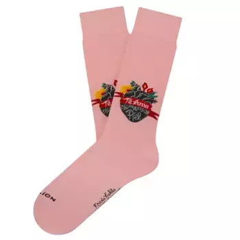 Носки Jimmy Lion Frida Te Amo crew, розовый
