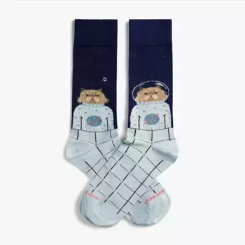 Носки Jimmy Lion Space Cat crew, синий