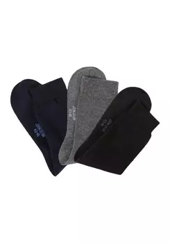 Носки JOHN DEVIN, цвет Navy/mottled grey/Black