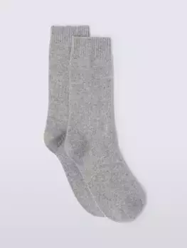 Носки John Lewis Wool Silk Blend Ankle, серый