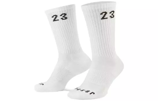 Носки JORDAN Essentials Crew, 3 пары, 1 Set 3 Pack (White)