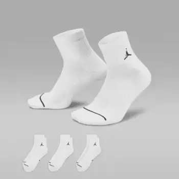 Носки Jordan Everyday Ankle (3 шт), белый/черный