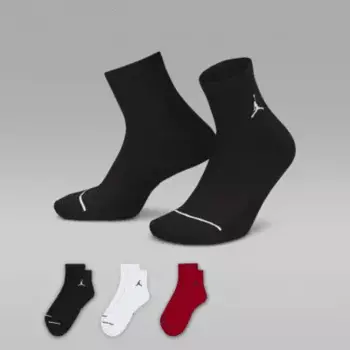 Носки Jordan Everyday Ankle (3 шт), разноцветный