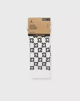 Носки Jordan Everyday Essentials Crew Socks, белый/черный