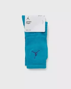 Носки Jordan Jordan Flight Crew Basketball Socks, цвет aquatone/sky j purple