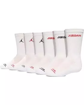 Носки Jordan Legend Crew 6-Pack, белый