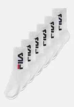 Носки JUNIOR 6 PACK UNISEX Fila, цвет white