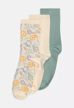 Носки JUNIOR CHAUSSETTES 3 PACK Petit Bateau, зеленый