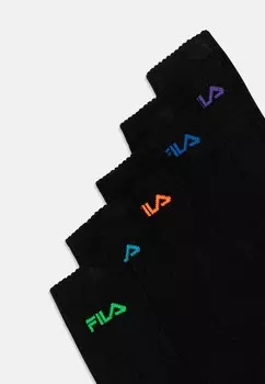 Носки JUNIOR TENNIS MIXED COLORS UNISEX 5 PACK Fila, черный