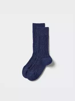 Носки кабельные Uniqlo, синий