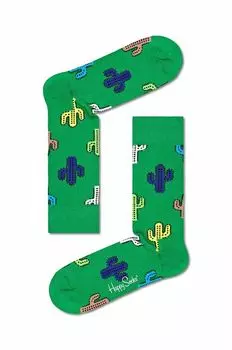 Носки кактус Happy Socks, зеленый