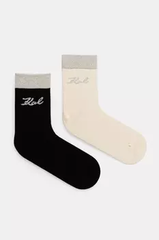 Носки Karl Lagerfeld, 2 пары, черный