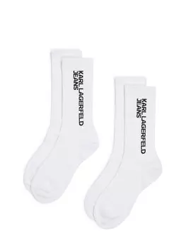 Носки KARL LAGERFELD JEANS, белый