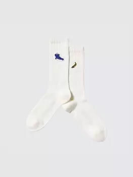 Носки kaws + warhol Uniqlo, белый