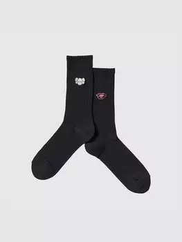 Носки kaws + warhol ut Uniqlo, черный