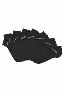 Носки-кеды Chiemsee (упаковка, 7 пар), с вязаной надписью, черный