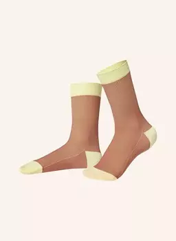 Носки-Кеды в полоску с компрессией Item M6, зеленый