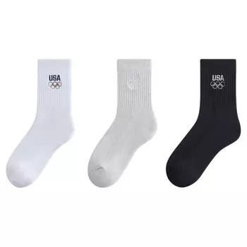 Носки Kith Kith For Team USA Mid Crew Sock (3 Pack), разноцветный