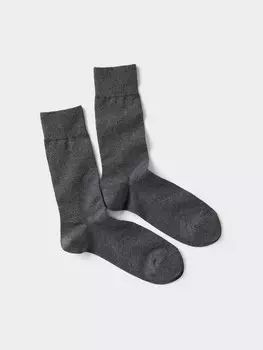 Носки клетка Uniqlo, цвет 08 серый