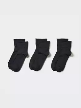 Носки конические, 3 пары Uniqlo, черный