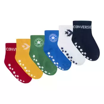 Носки конверсы "CHN CORE 6PK GRIP INF TOD SOCKS" Converse, красный