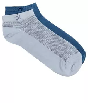 Носки короткие Calvin Klein с логотипом, 2 пары