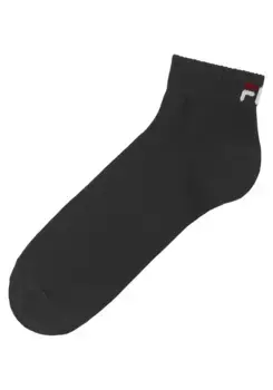 Носки короткие Fila (6 пар) с вязаным логотипом, черный