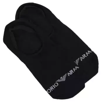 Носки/Короткие носки, 2 шт. Emporio Armani, черный