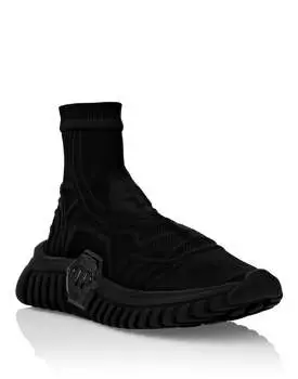 НОСКИ-КРОССОВКИ SUPERSONIC Philipp Plein, черный