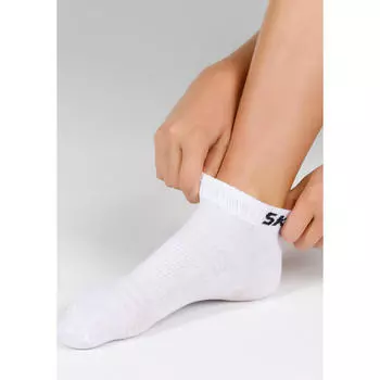 Носки-кроссовки детские белые упаковка 10 шт. SKECHERS, цвет weiss