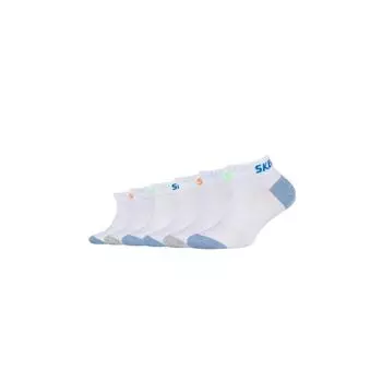 Носки-кроссовки детские белые упаковка 6 шт. SKECHERS, цвет weiss