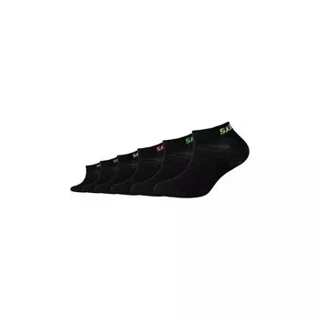 Носки-кроссовки детские черные, 6 шт. SKECHERS, цвет schwarz