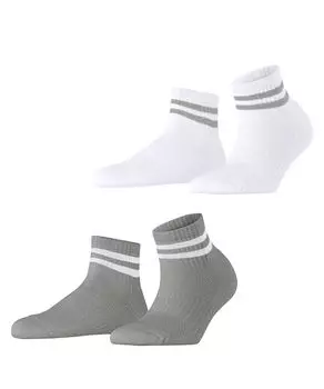 Носки-Кроссовки для активного тенниса 2 пары Esprit, мультиколор