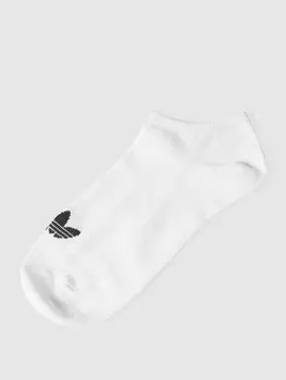 Носки-кроссовки из эластичной хлопковой смеси в упаковке по 3 шт adidas Originals, белый