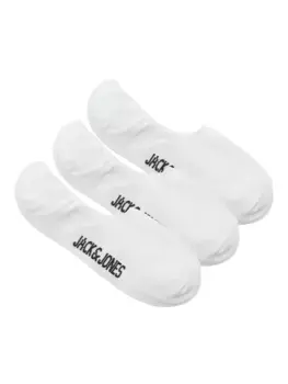 Носки-кроссовки Jack & Jones "JACDOUGLAS MULTI SHORT SOCK 3 PACK NOOS" (упаковка, 3 пары), белый
