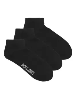 Носки-кроссовки Jack & Jones "JACLOUIS DONGO SOCKS 3 PACK NOOS" (упаковка, 3 пары), черный