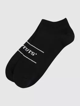 Носки-кроссовки с этикеткой Levi's, черный