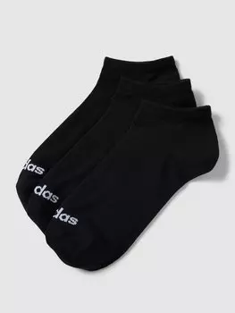 Носки-кроссовки с этикеткой в упаковке по 3 пары adidas Originals, черный