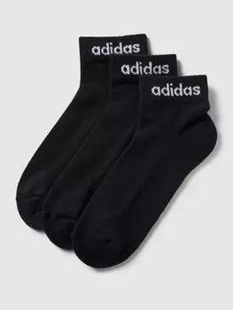 Носки-кроссовки с этикеткой в упаковке по 3 шт adidas Originals, черный