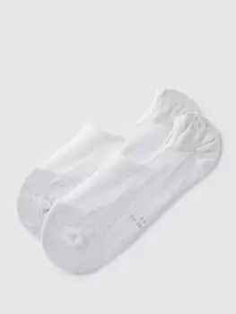 Носки-кроссовки с детальной этикеткой модели INVISIBLE camano, белый