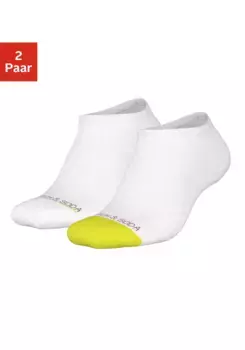 Носки-кроссовки Scotch & Soda Shrunk (2 шт.), с вязаной надписью, белый