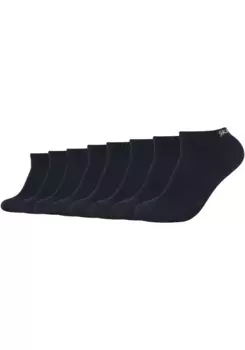 Носки-кроссовки Skechers (8 шт.) из высококачественной пряжи, цвет морской волны