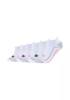 Носки-кроссовки Skechers "носки-кроссовки, упаковка из 6 шт.", белый