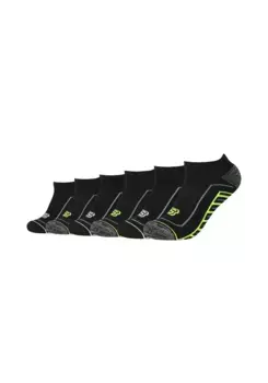 Носки-кроссовки Skechers "носки-кроссовки, упаковка из 6 шт.", черный
