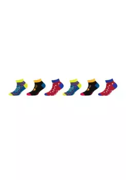 Носки-кроссовки Skechers "носки-кроссовки, упаковка из 6 шт.", цвет морской волны