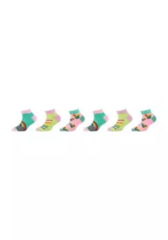 Носки-кроссовки Skechers "носки-кроссовки, упаковка из 6 шт.", цвет Rainbow