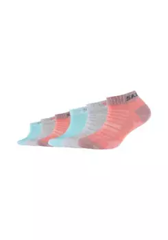 Носки-кроссовки Skechers "носки-кроссовки, упаковка из 6 шт.", цвет Flamingo