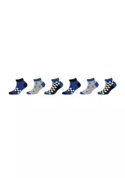 Носки-кроссовки Skechers "носки-кроссовки, упаковка из 6 шт.", черный